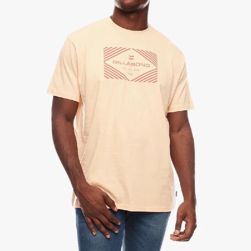 Price Drop Alert Billabong Mens Formula 73 Short Sleeve Tee Dusty Melon