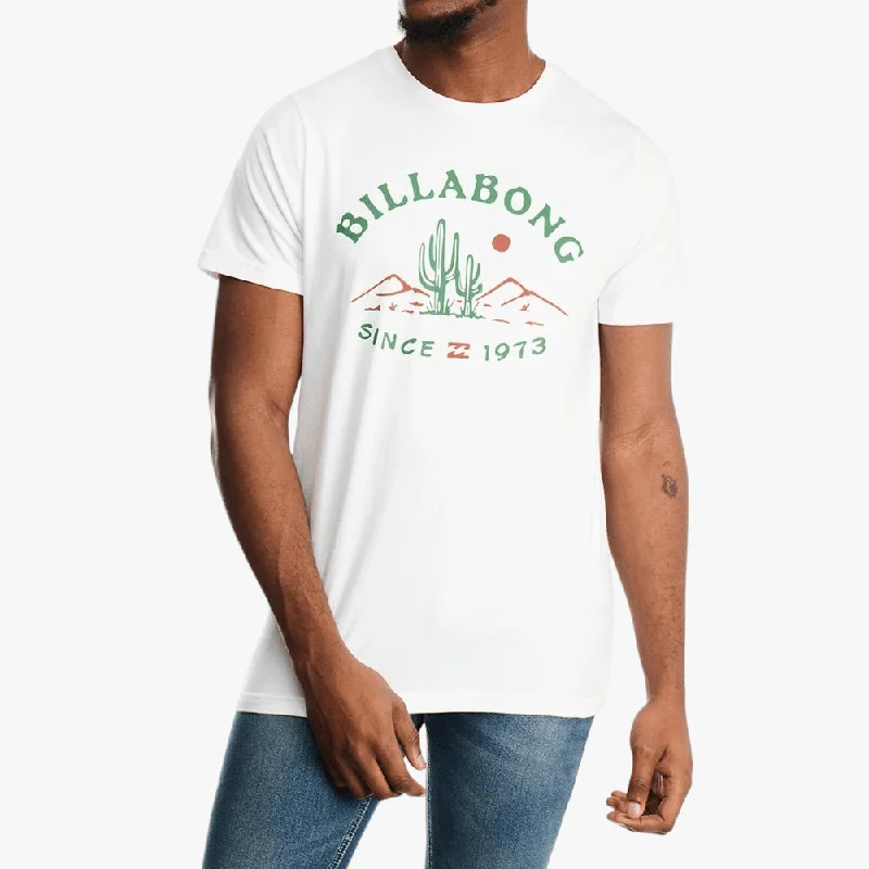 Instant Savings Billabong Mens Leaves Short Sleeve Tee White