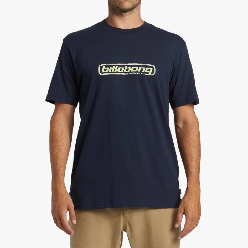 Savings Galore Billabong Mens Nuclear Short Sleeve Tee Navy