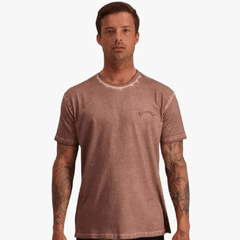 Daily Deals Billabong Mens Oily Arch Short Sleeve Tee Bark