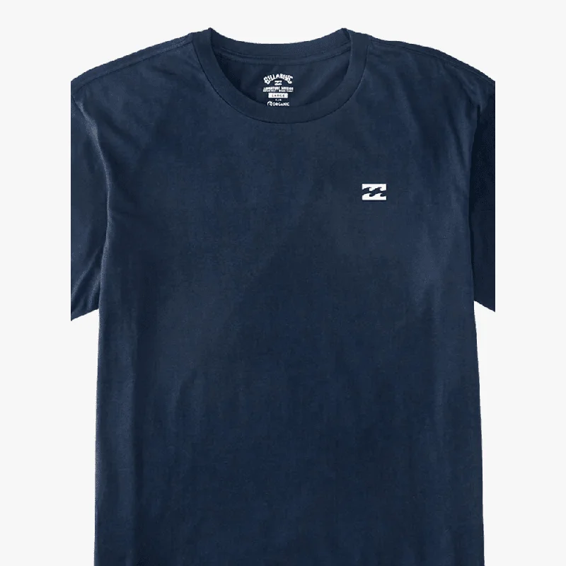 Exclusive Access Billabong Mens Small Wave Emb Short Sleeve Tee Navy