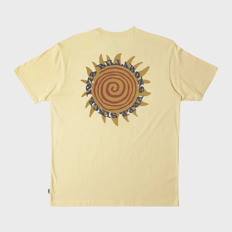 Incredible Offers Billabong Mens Swivel T-Shirt - Papaya