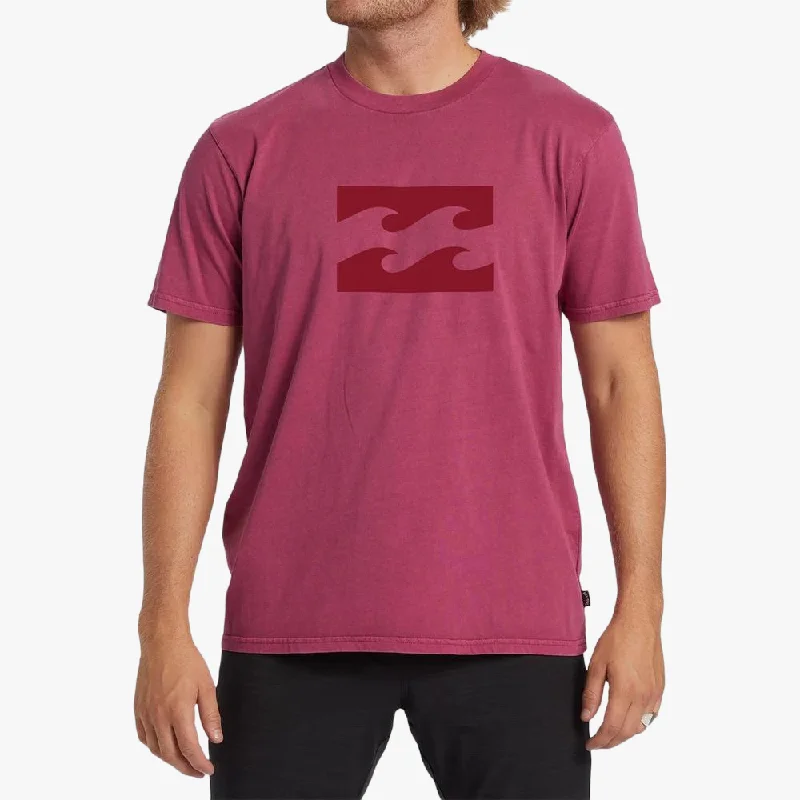 Reduced Price Billabong Mens Team Wave Short Sleeve Tee Slate Blue