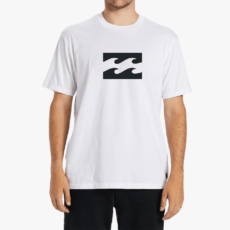 Limited Offer Billabong Mens Team Wave Short Sleeve Tee White