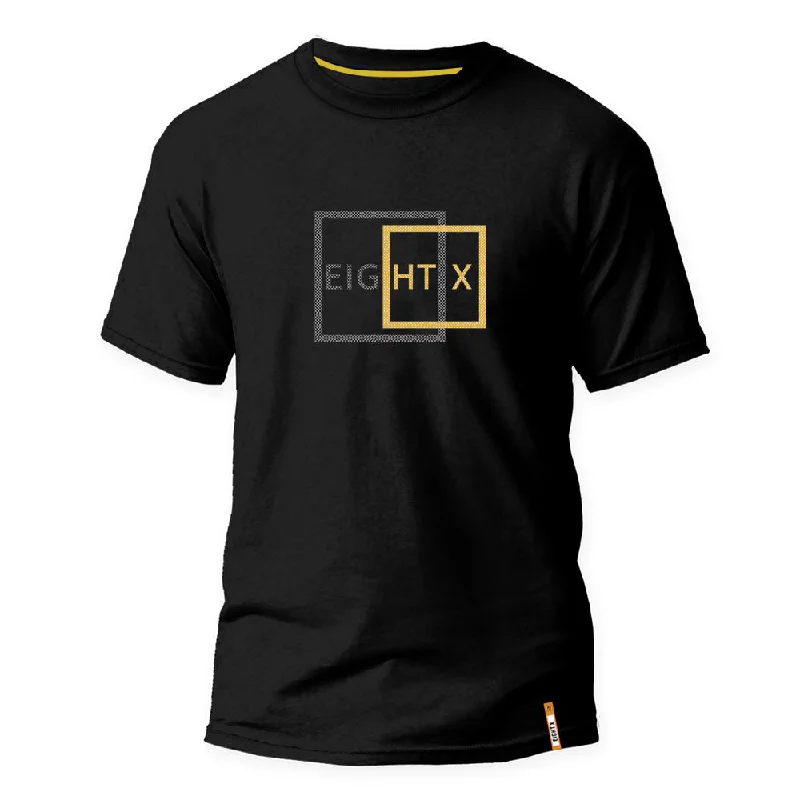 Blowout Sale Black Edition Graphic T-Shirt - Squares