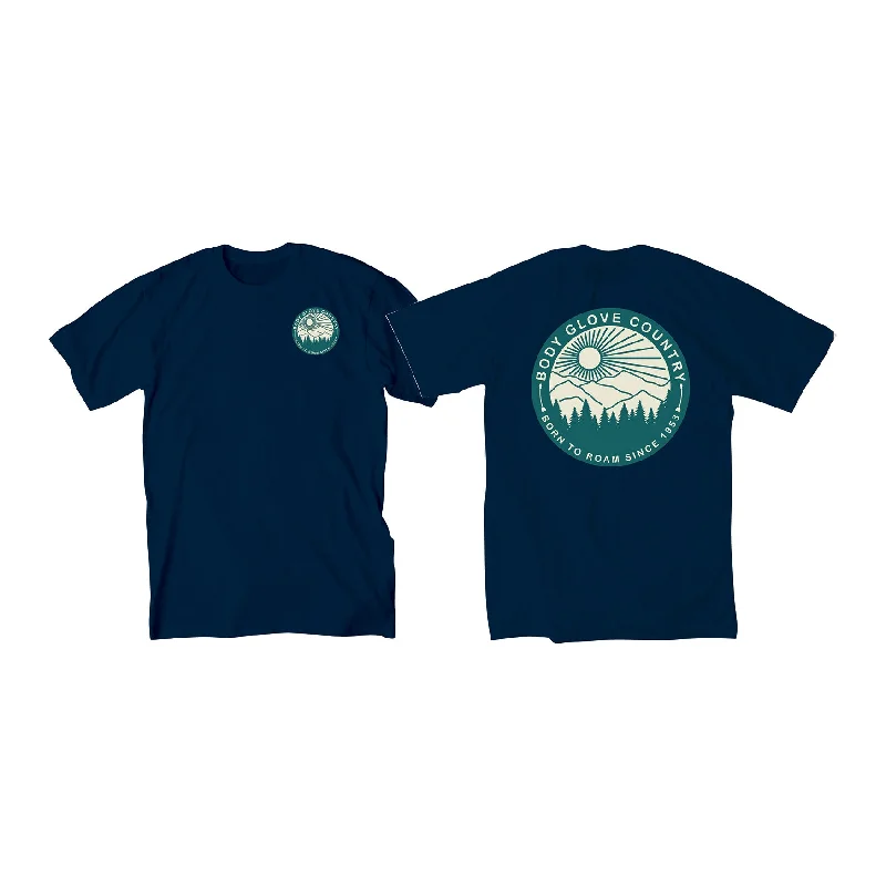 Weekend Steals Await Body Glove Scenic Circle Tee - Navy