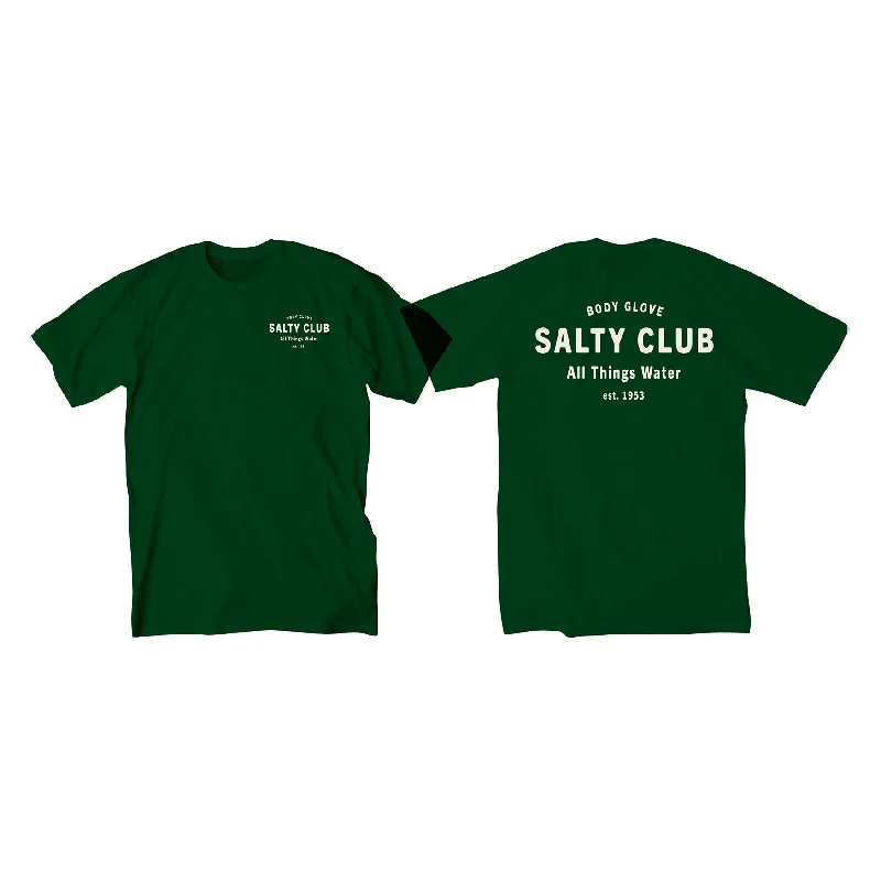 Weekend Shopping Made Better Body Glove Verbiage Surf Tee - Forest Green