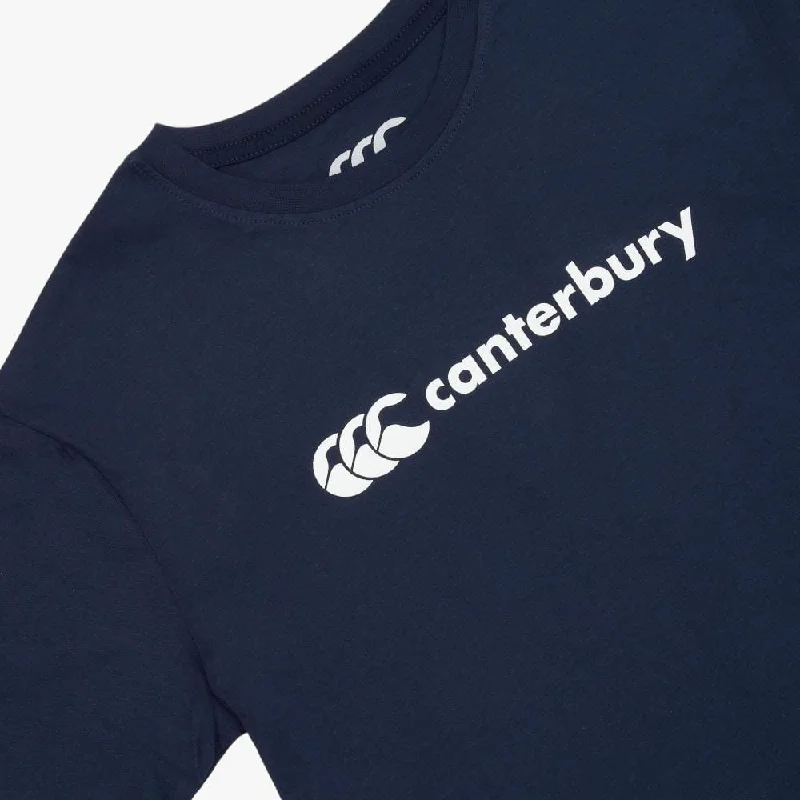 Take Action Canterbury Mens Short Sleeve Logo Tee Navy