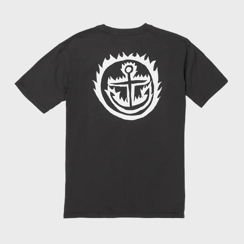 Extra Discount Captain Fin Men's Ozzy Wrong Flamer T-Shirt - Black