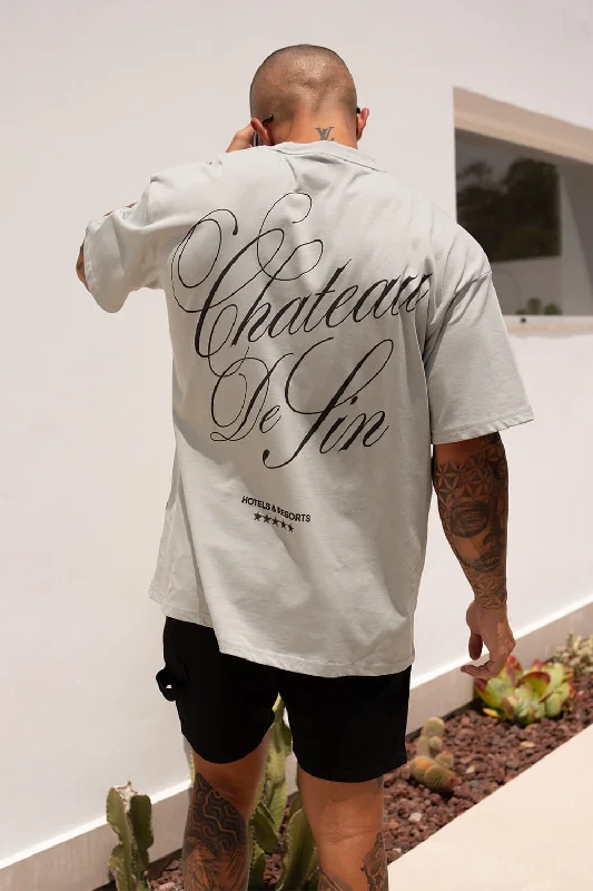 Online Exclusive Chateau Crest Tee - Grey