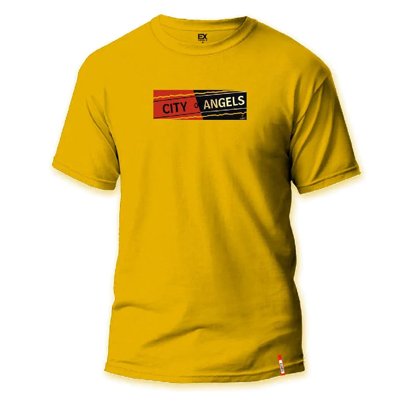 Early Access City of Angels 8X Street T-Shirt - Golden Mustard Yellow