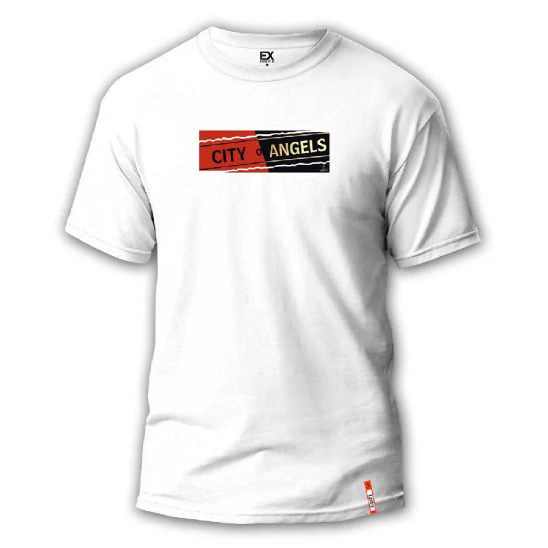 Extra Savings City of Angels 8X Street T-Shirt - White