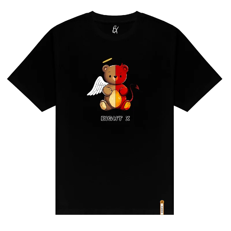 Super Sale Conscience Graphic T-Shirt - Black