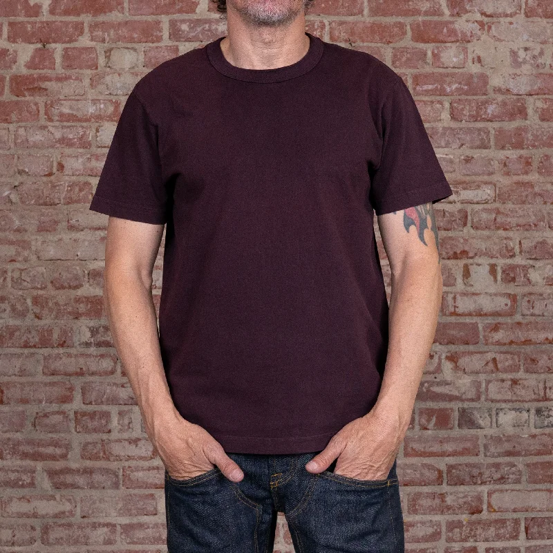 Reduced Price Glory Days Short Sleeve Classic T-Shirt Heavyweight Cotton/Oxblood