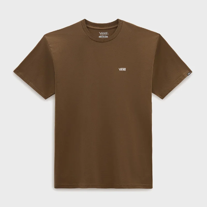 Early Access Vans Mens Left Chest Logo T-Shirt - Coffee Liqueur