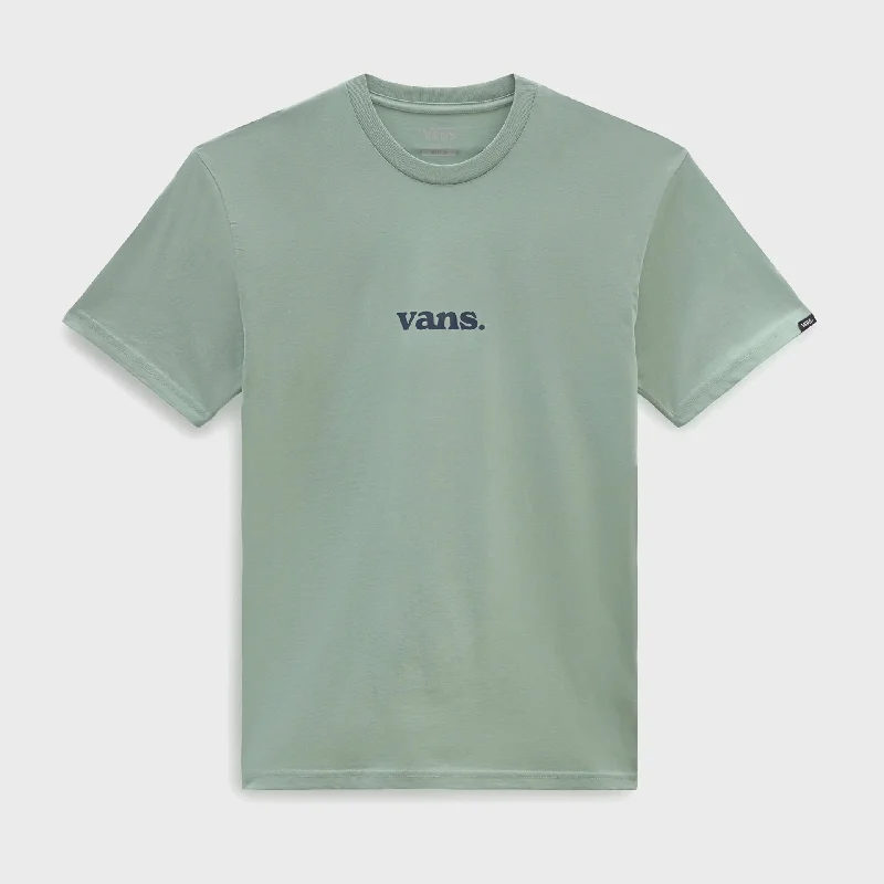 Markdown Sale Vans Mens Lower Corecase T-Shirt - Iceberg Green/Dress Blues
