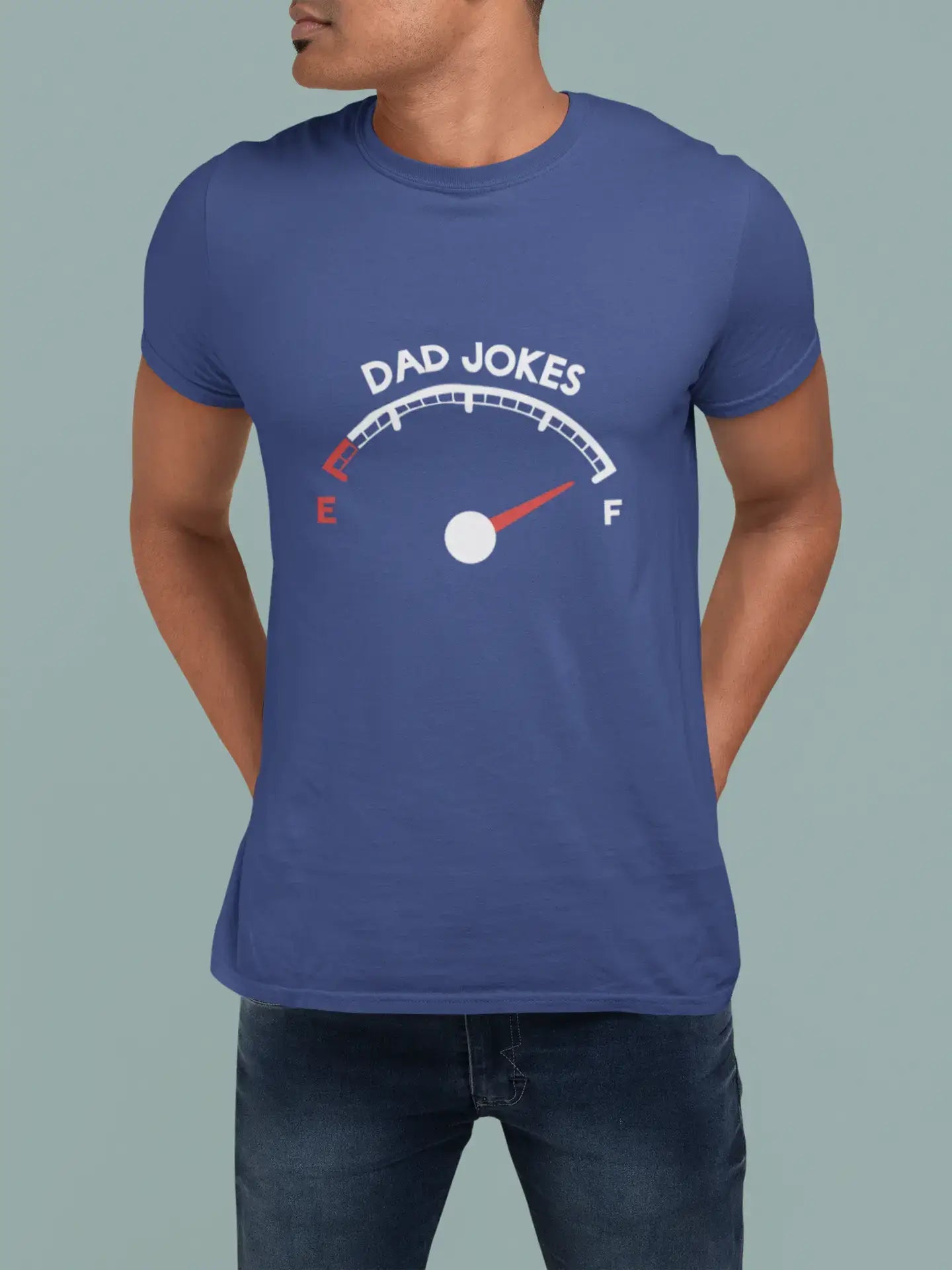 Final Markdown ULTRABASIC - Graphic Men's Dad Jokes Tank T-Shirt Funny Casual Letter Print Tee Deep Black