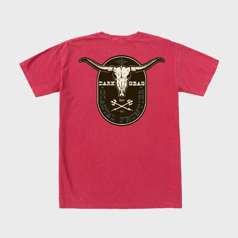 Special Discount Dark Seas Cattlemen Mens T-Shirt - Glazed Ginger
