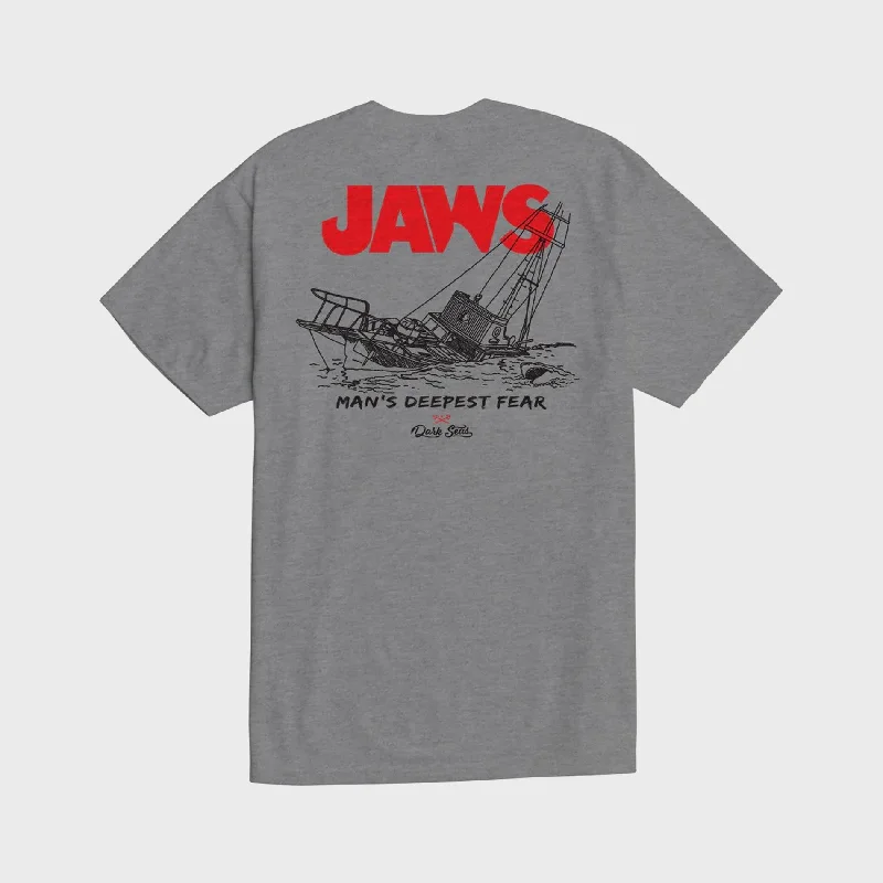 Daily Special Dark Seas Mens Deepest Fear T-Shirt - Heather Grey