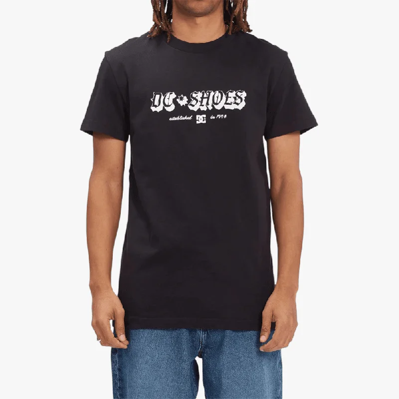Online Only Dc Mens Chester Short Sleeve Tee Black