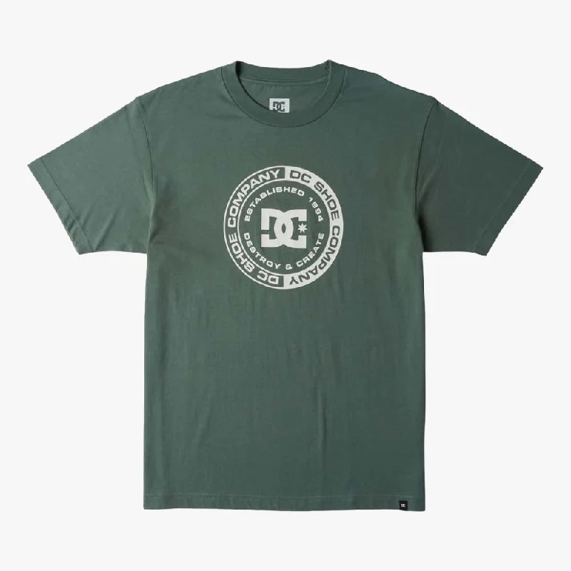 Now or Never Dc Mens Corpo Hss Short Sleeve Tee Dark Forest