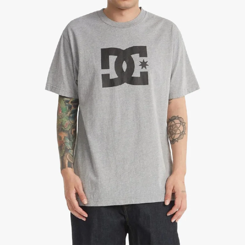 Instant Savings Dc Mens Dc Star Short Sleeve Tee Heather Grey