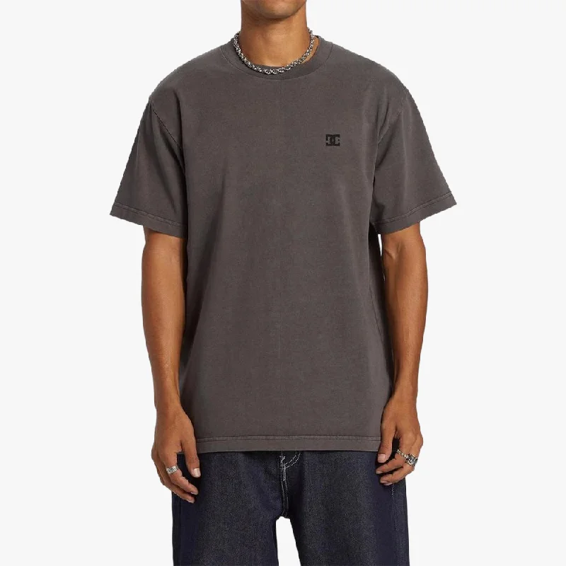 Great Deal Dc Mens Essential Short Sleeve Tee Washed Black