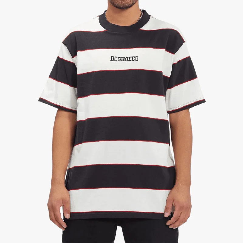 Weekend Deals That Dazzle Dc Mens Knox Stripe Short Sleeve Tee Black