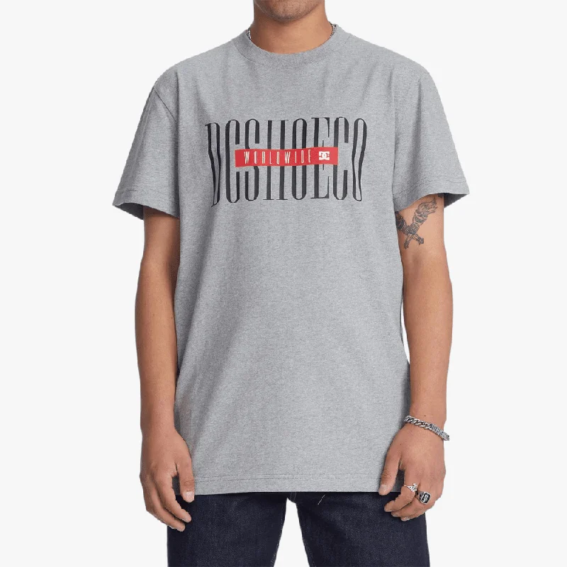 Super Sale Dc Mens Massive Tss Short Sleeve Tee Heather Grey