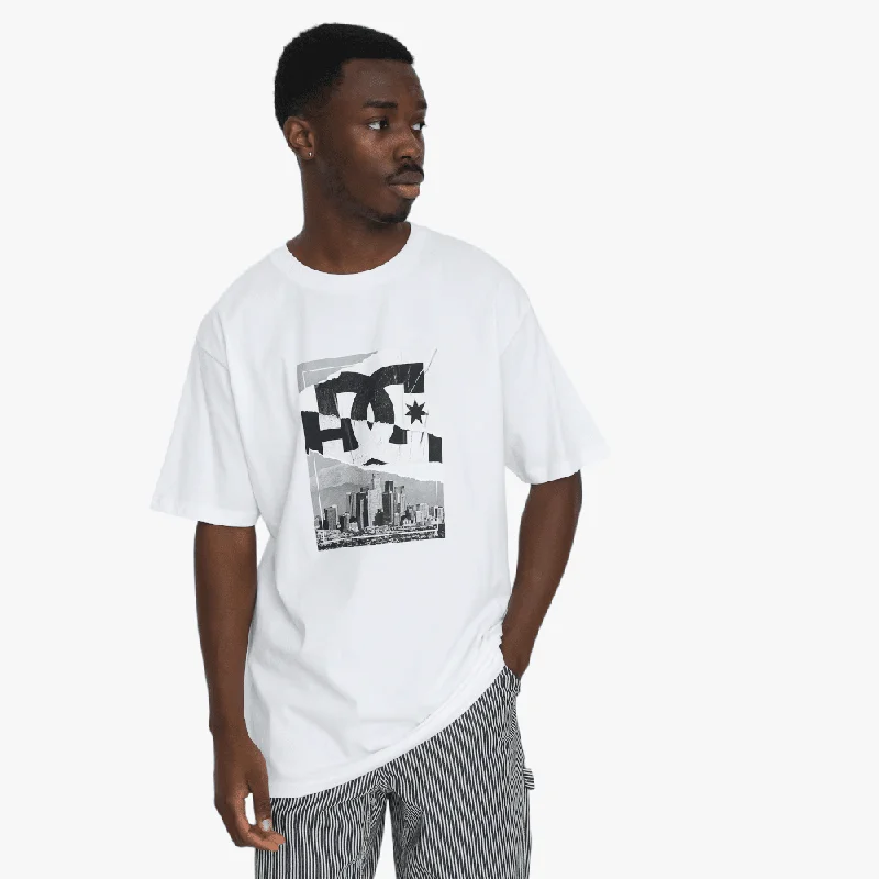 Special Price Dc Mens Notice Short Sleeve Tee White
