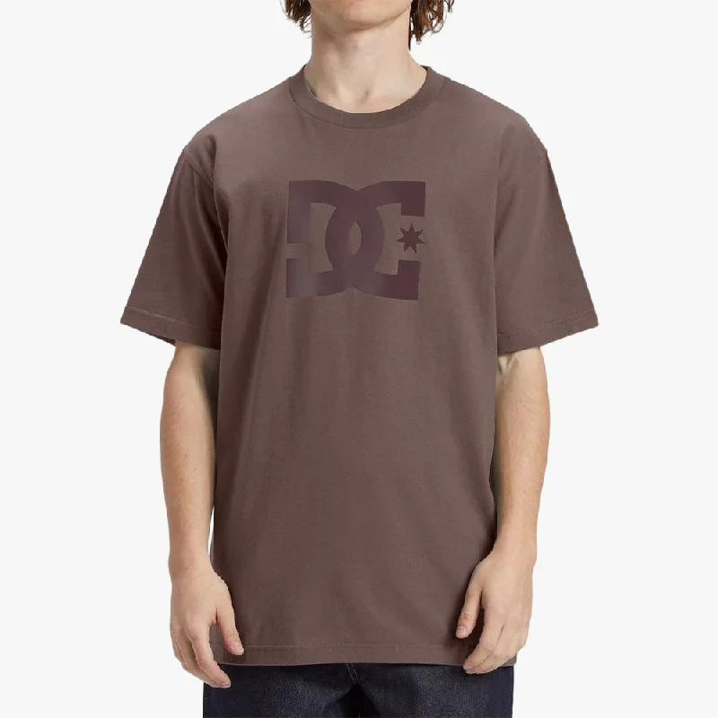TIME-Limited Offer Dc Mens Star Short Sleeve Tee Plum Truffle