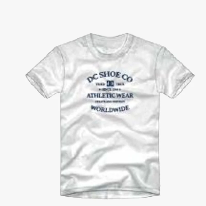Shop and Save Dc Mens World Renowned Short Sleeve Tee White
