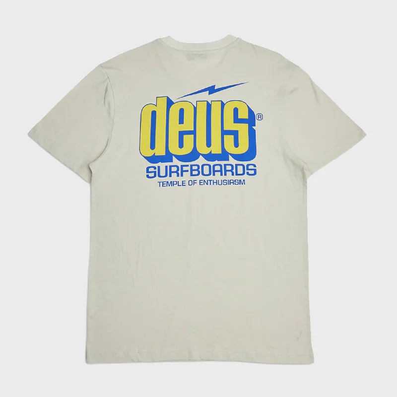 Reduced Prices Deus Mens Bolter T-Shirt - Vintage White