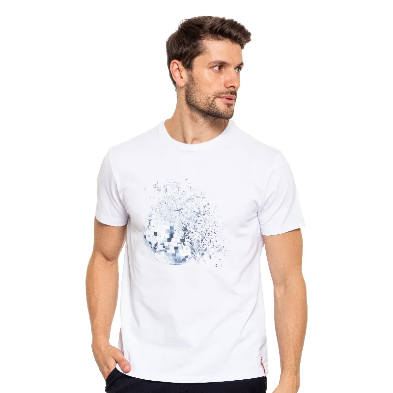 Bonus Offer Disco Damage 8X Street T-Shirt - Whtie