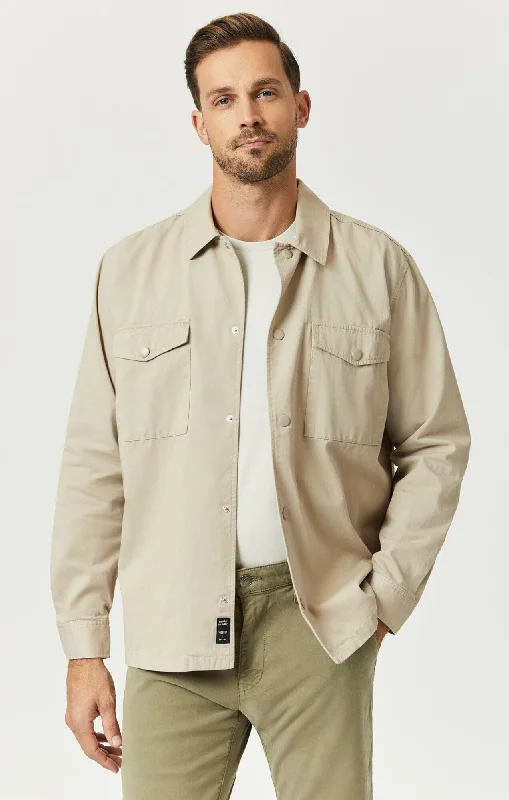 Weekend Savings Spree DOUBLE POCKET OVERSHIRT IN PURE CASHMERE