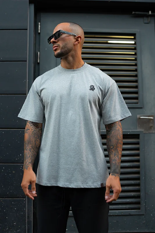 Markdowns Drop Shoulder Core Tee - Grey