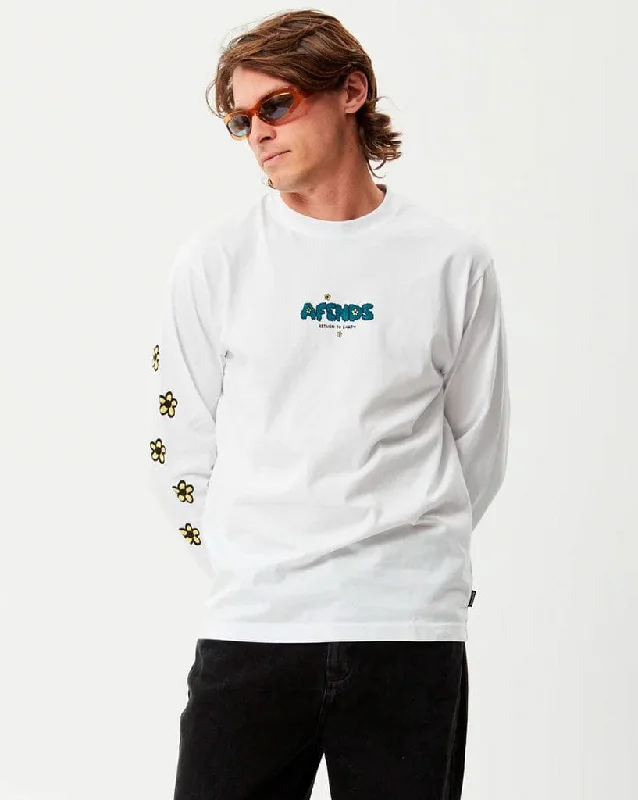 Reduced Prices Earthling - Recycled Long Sleeve Graphic Logo T-Shirt