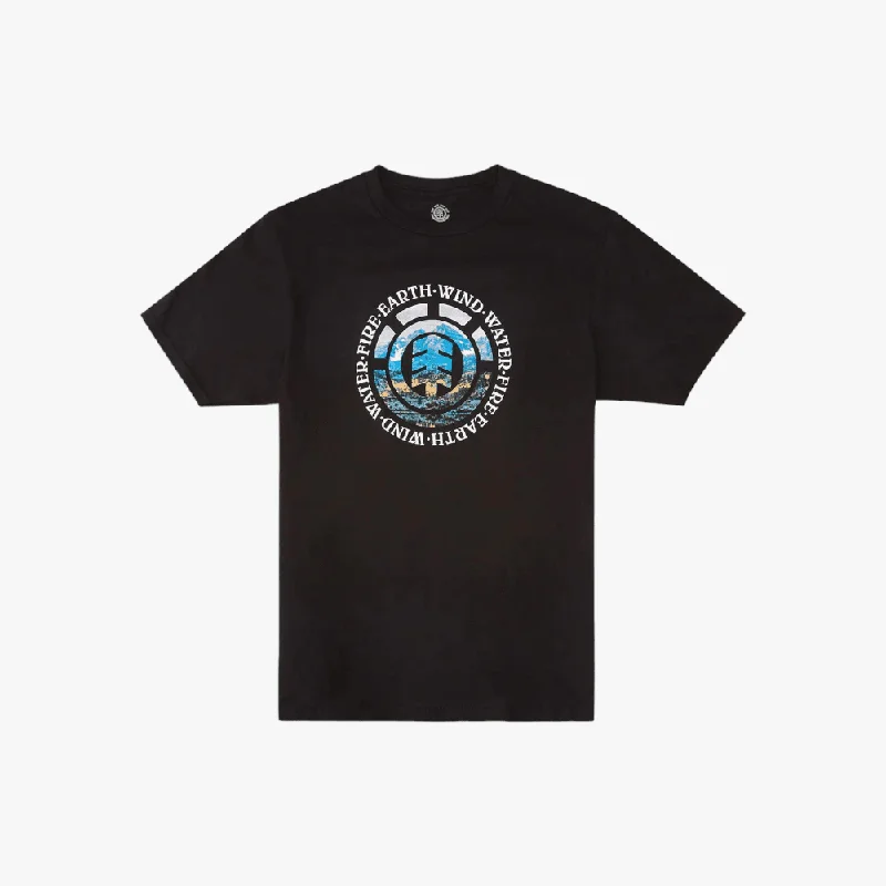 Today's Special Element Mens Bells Seal Dhort Sleeve Tee Flint Black                       >191-859