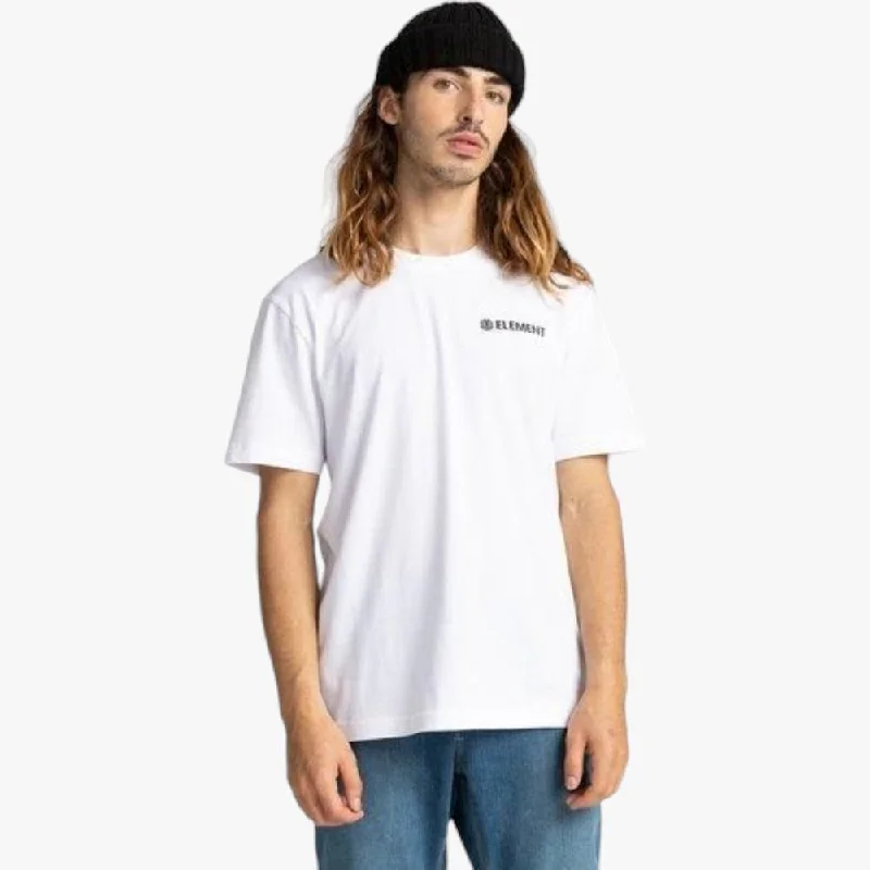Don't Wait Element Mens Blazin Chest Short Sleeve White