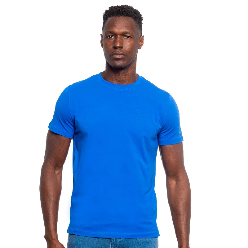 Hurry Up Essential Crew Neck T-Shirt - Midnight Blue