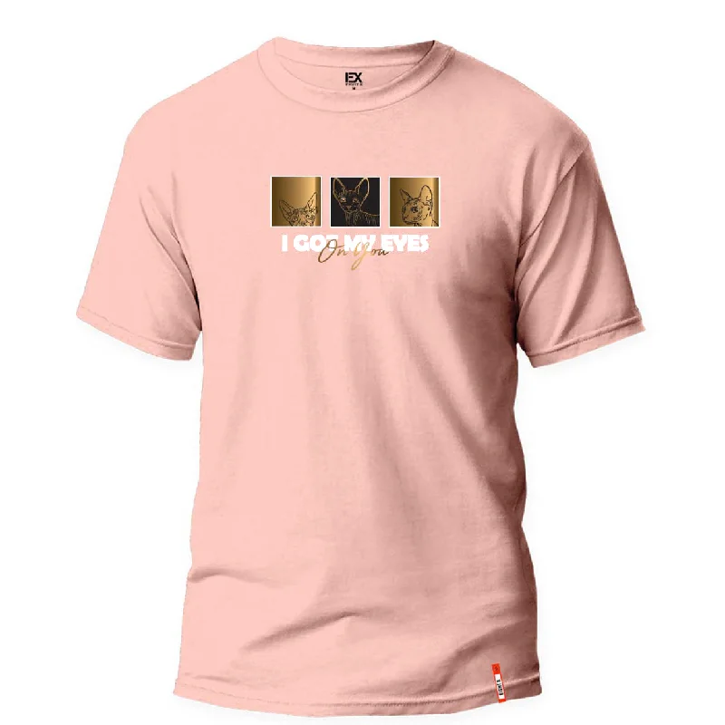 Reduced Rates Eyes on You 8X Street T-Shirt - Soft Pink