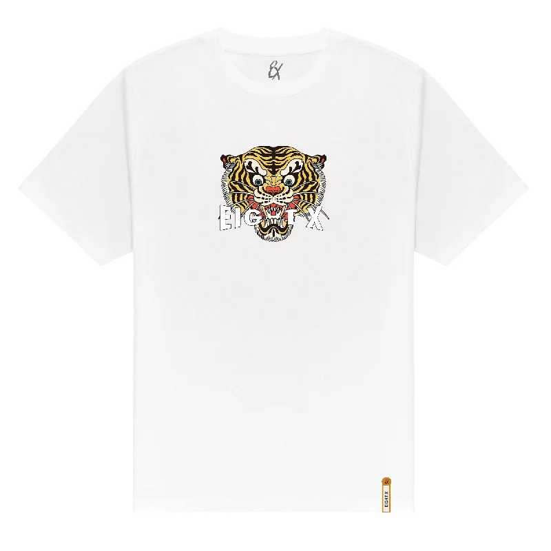 Price Break Feline Graphic T-Shirt - White