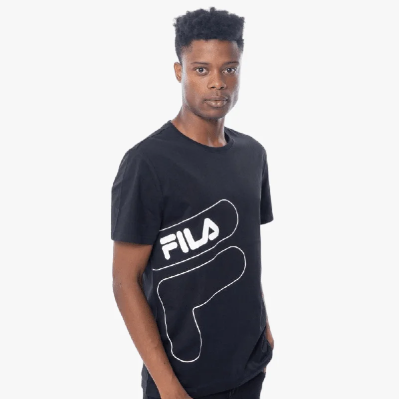 Instant Savings Fila Mens Xavier Short Sleeve Tee Black