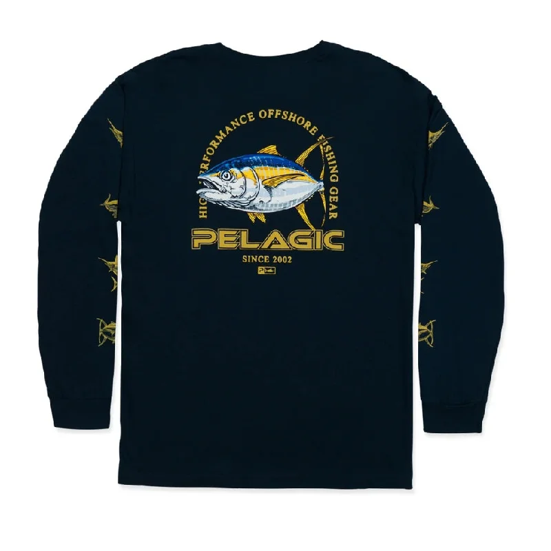 Weekend Bargains to Savor Flying Yellowfin Tuna Long Sleeve T-Shirt
