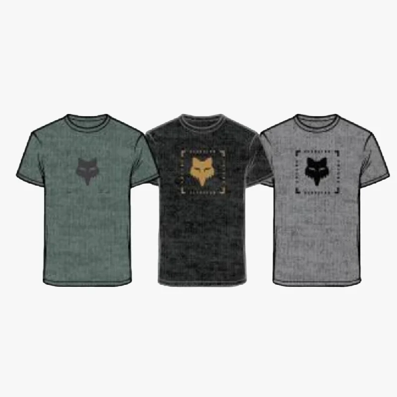 Shop the Weekend Away Fox Mens Boxed Future Short Sleeve Tee Heather Graphite