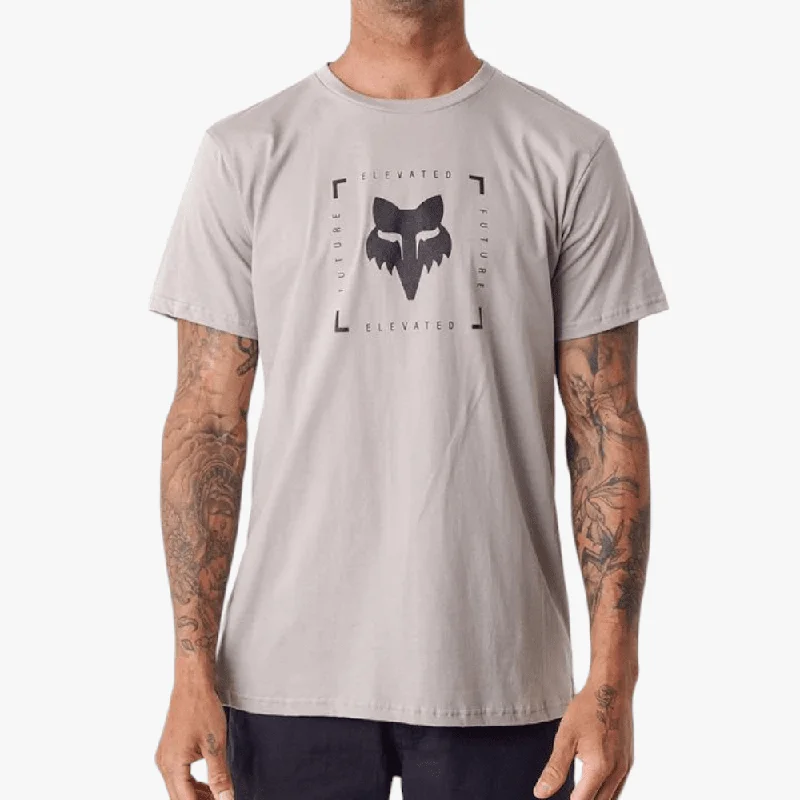 Low Cost Fox Mens Boxed Future Short Sleeve Tee Light Grey