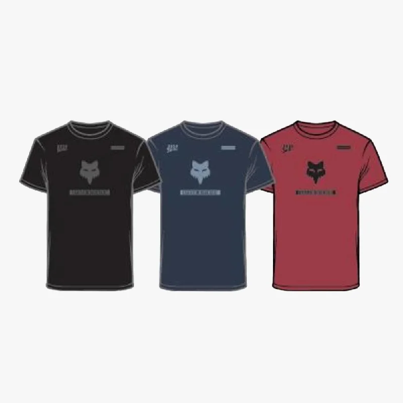 Value Deals Fox Mens Crossrut Short Sleeve Tee Scarlett Red