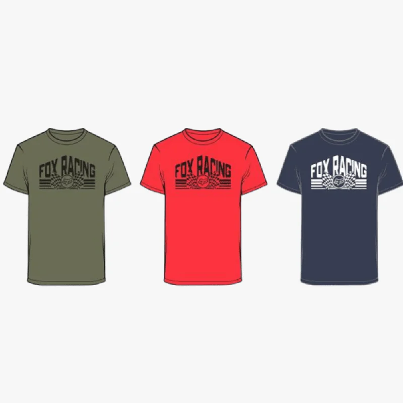 The Best Prices Fox Mens Final Lap Short Sleeve Tee Olive Fatigue