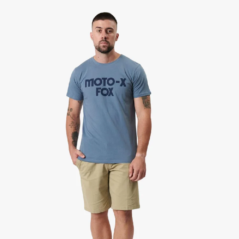 Loyalty Reward Fox Mens Moto X Short Sleeve Tee Citadel