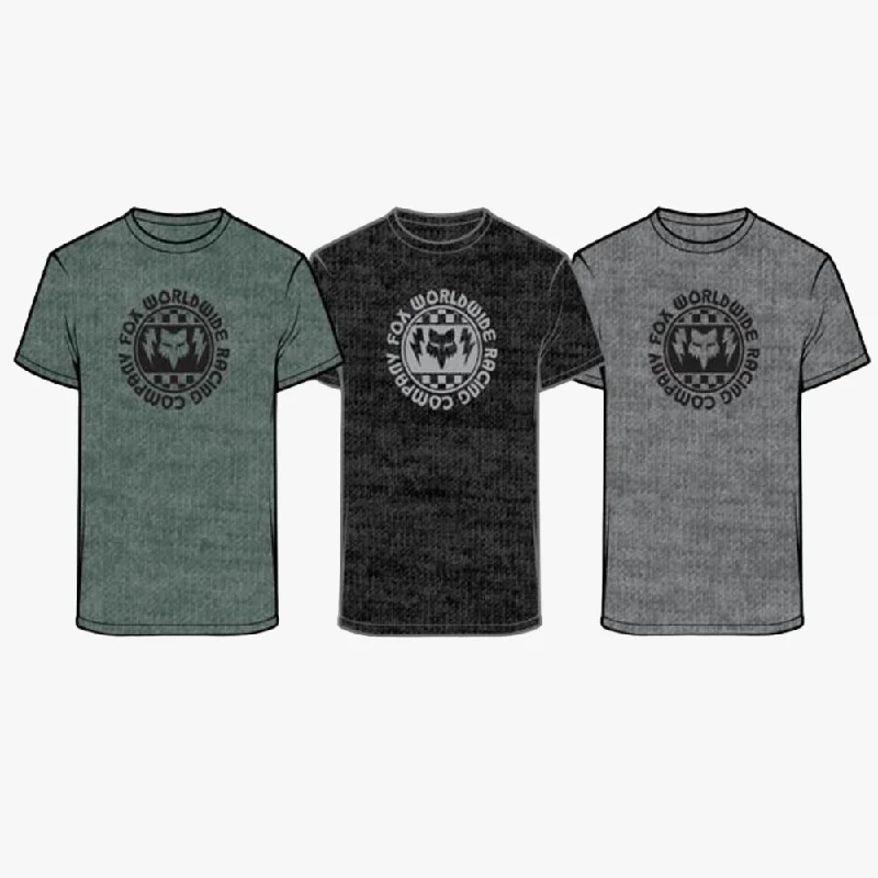 Shop and Save Fox Mens Next Level Short Sleeve Tee Heather Graphite